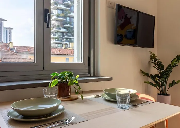 Apartamento Unicredit And Bosco Verticale - Little House Milão